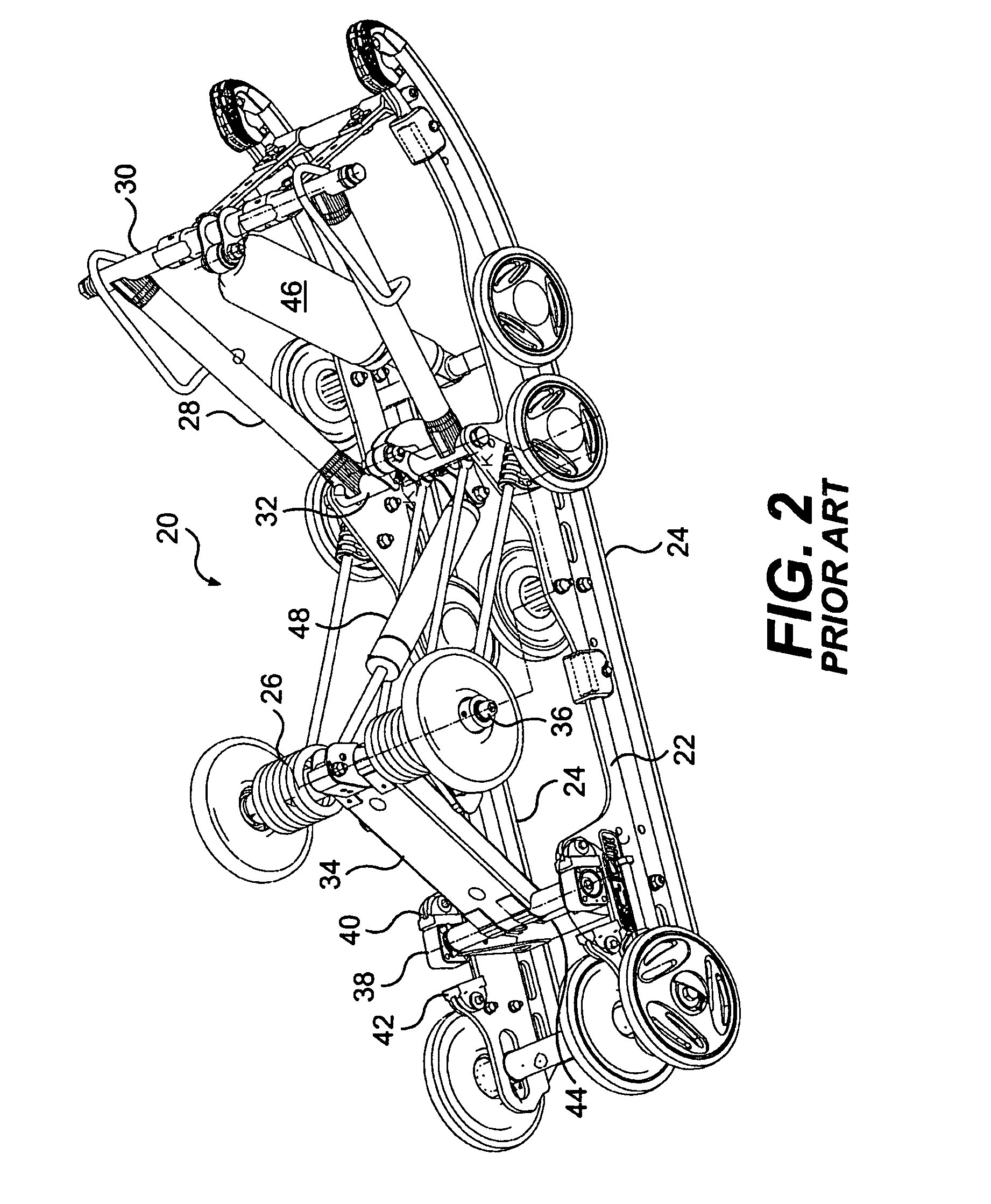 Snowmobile suspension