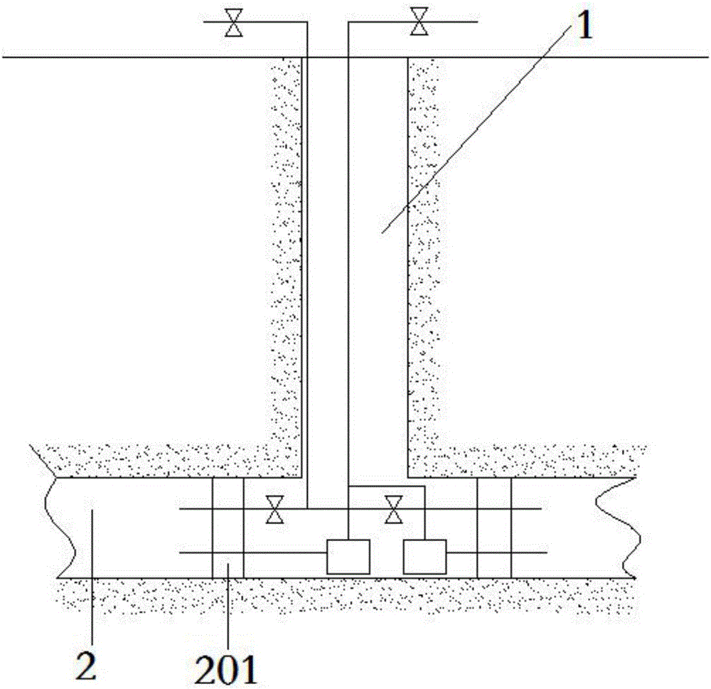 Method for storing natural gas based on hard gypsum mine goafs