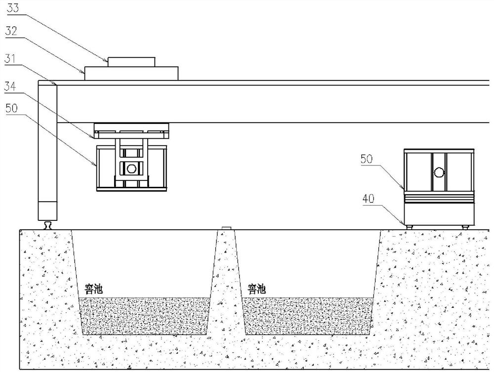 Automatic vinasse cellar-in-and-out system