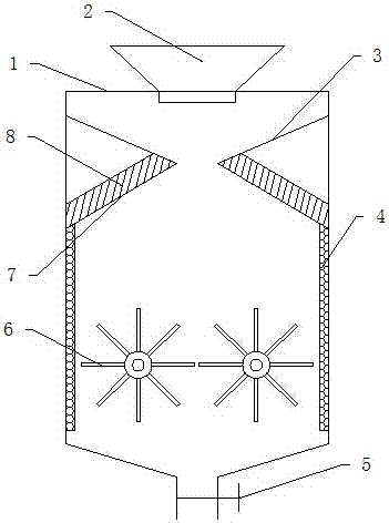 Lotus root starch drying device