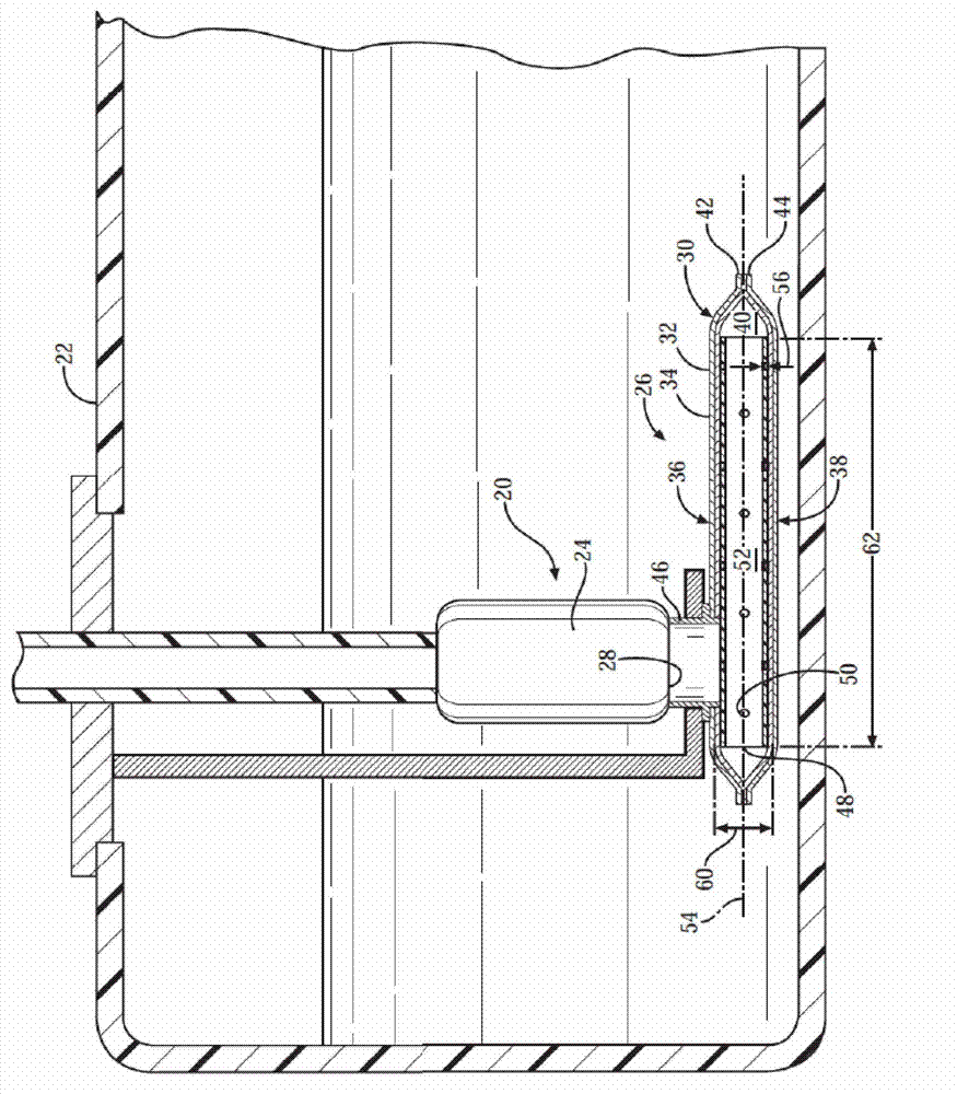 Liquid fuel strainer assembly