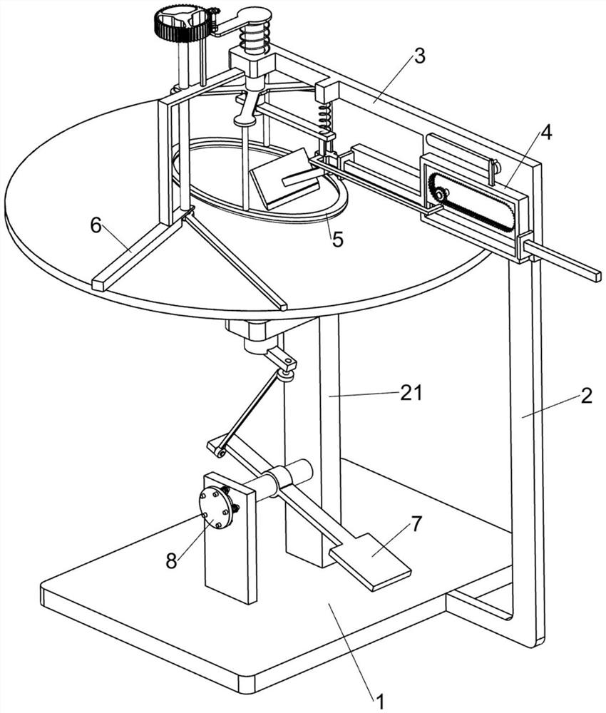 Cattle hide shoveling frame capable of fixedly scraping and preventing scratching