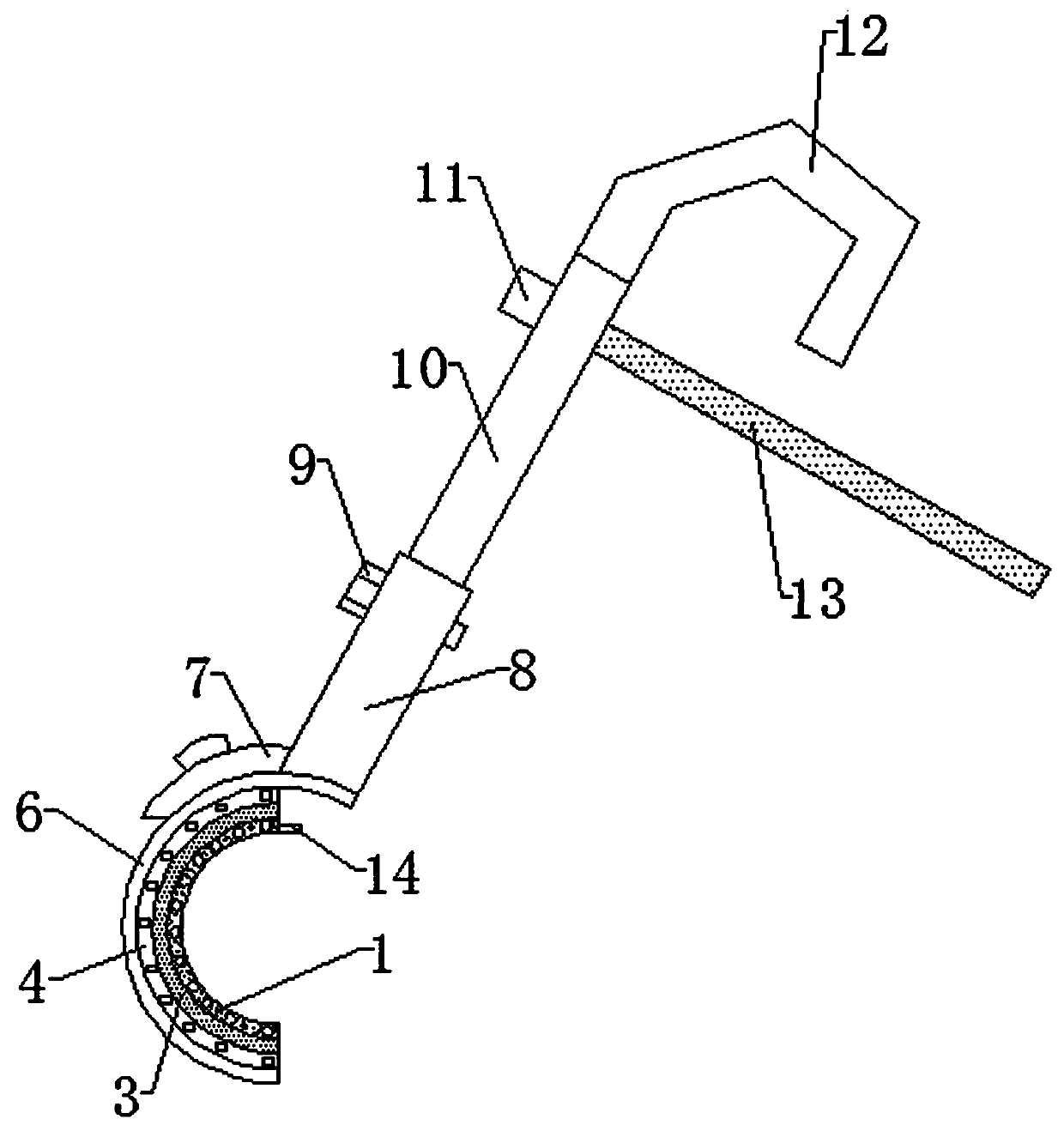 Postoperative recovery auxiliary apparatus for mammary gland diseases