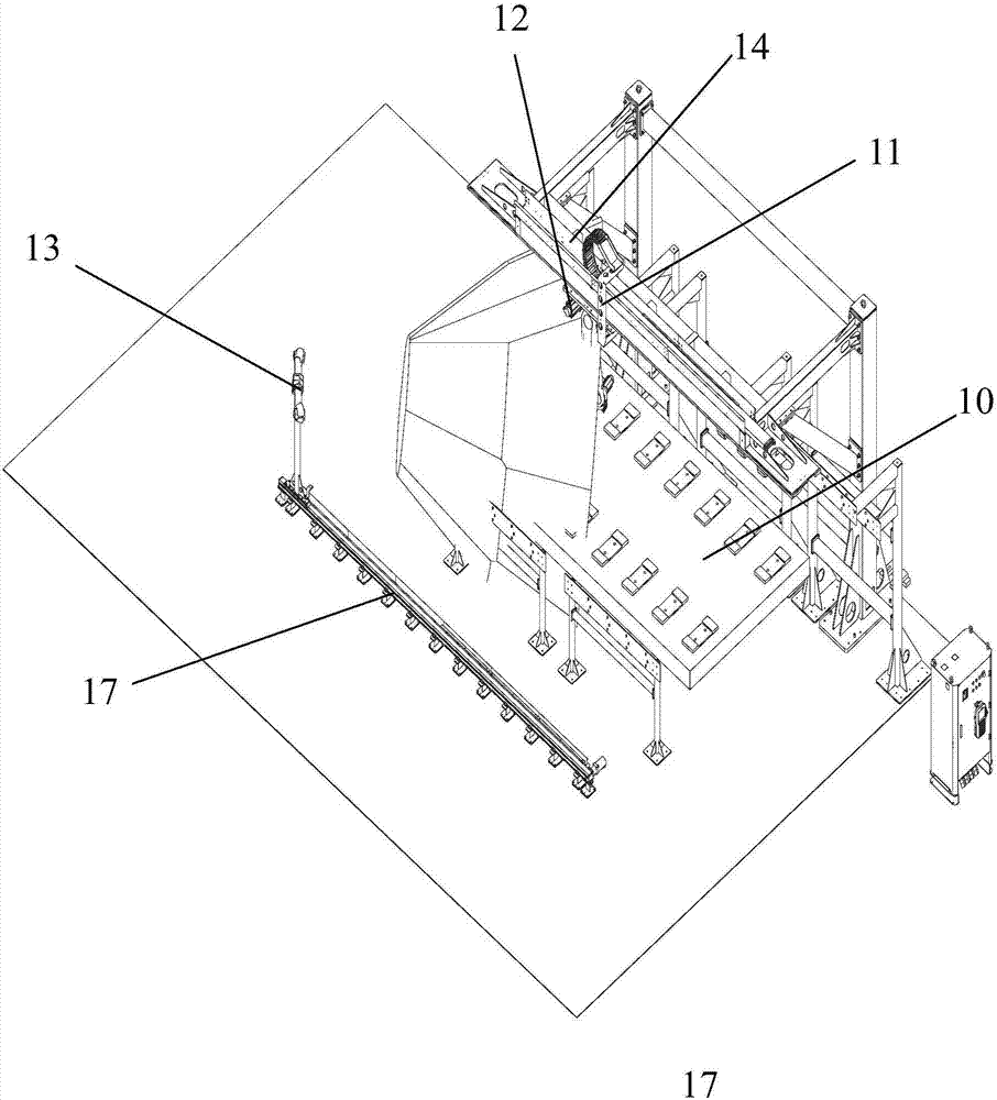 Quick and intelligent detection system and method for dimensions of rail transit infrastructure