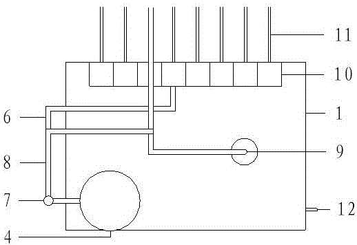 Skid-mounted lubricating oil circulation device