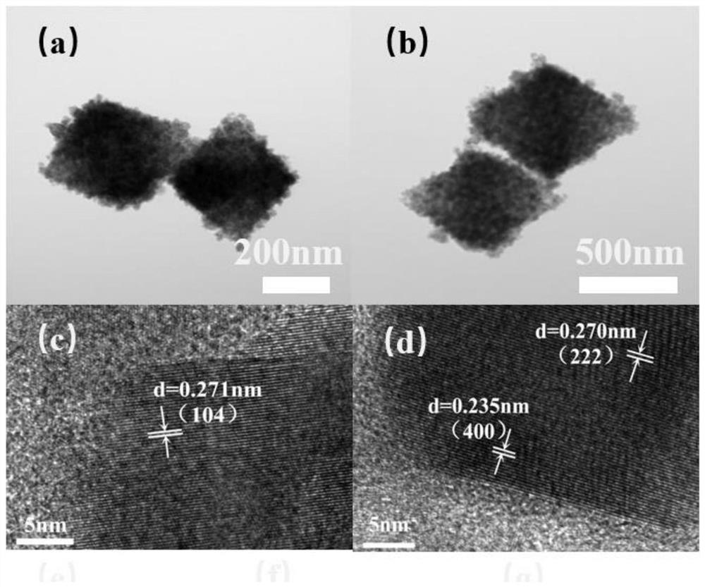 Ethanol gas sensor based on Ga-doped beta-Fe2O3 nano octahedral sensitive material and preparation method of ethanol gas sensor