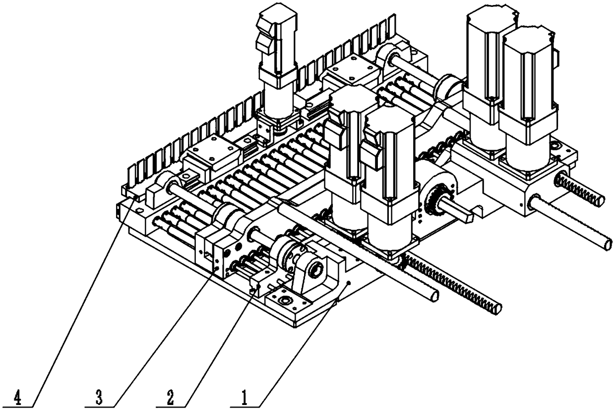 Capsule demolding intelligent synchronous movement mechanism