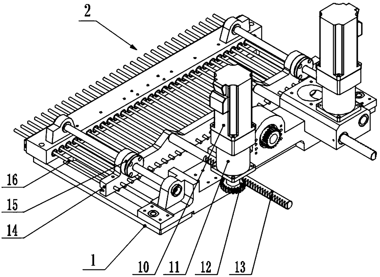 Capsule demolding intelligent synchronous movement mechanism