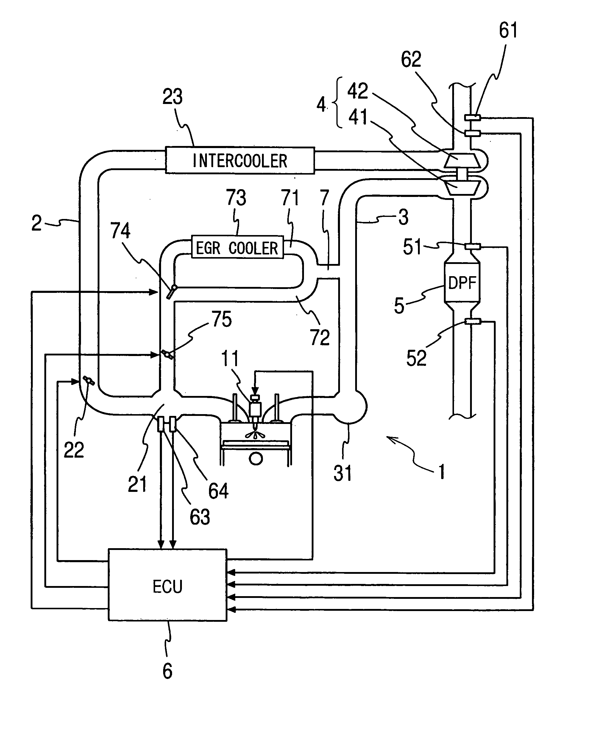 Exhaust gas purifying apparatus