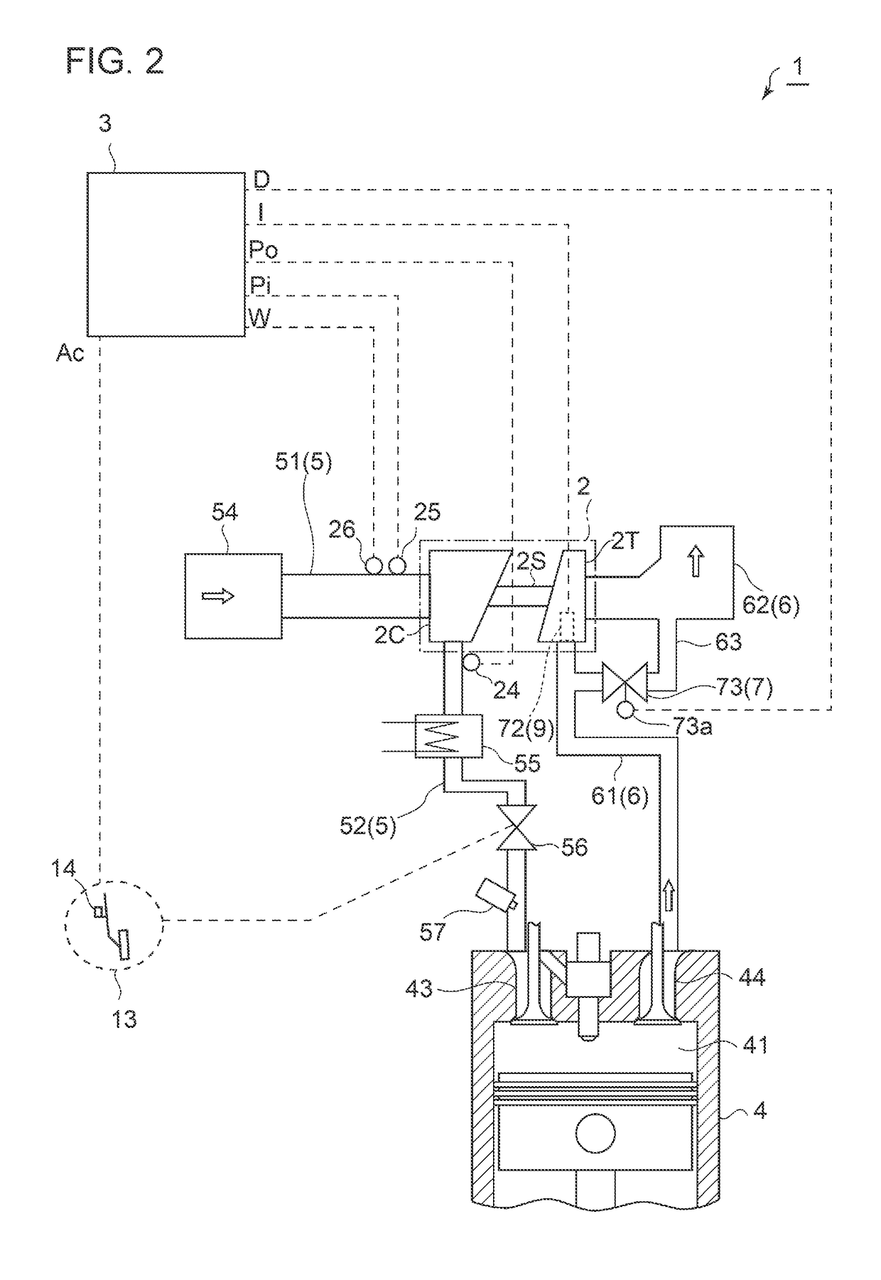 Surge avoidance control method and surge avoidance control device for exhaust turbine turbocharger