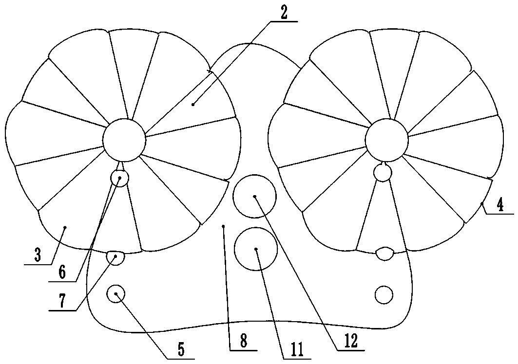 Medicine massage breast-dredging patch