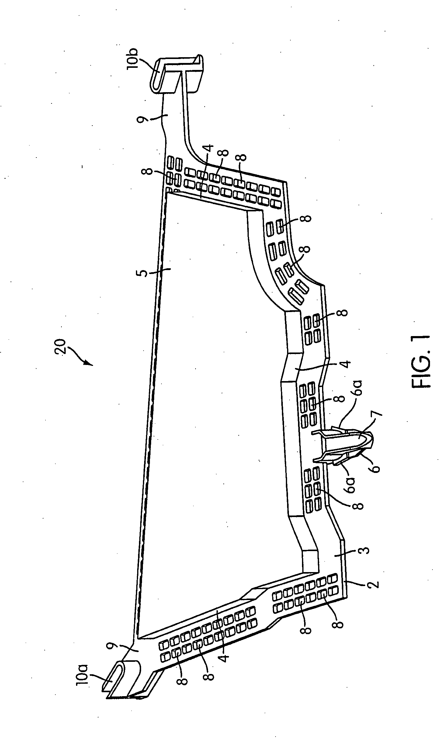 Holding jig for a formable material