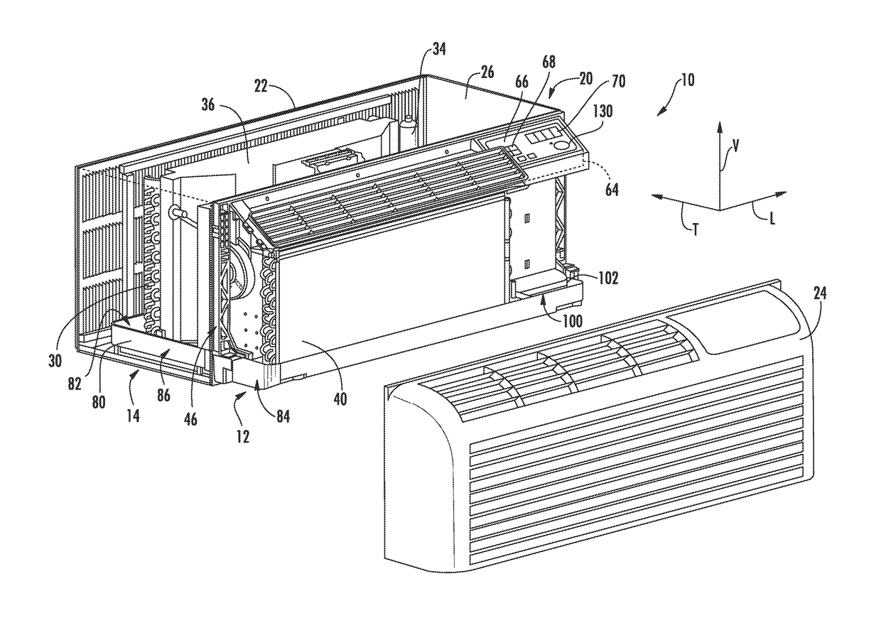 Corrosion inhibitor module for a packaged terminal air conditioner unit