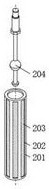 A wireless water pressure transmission device