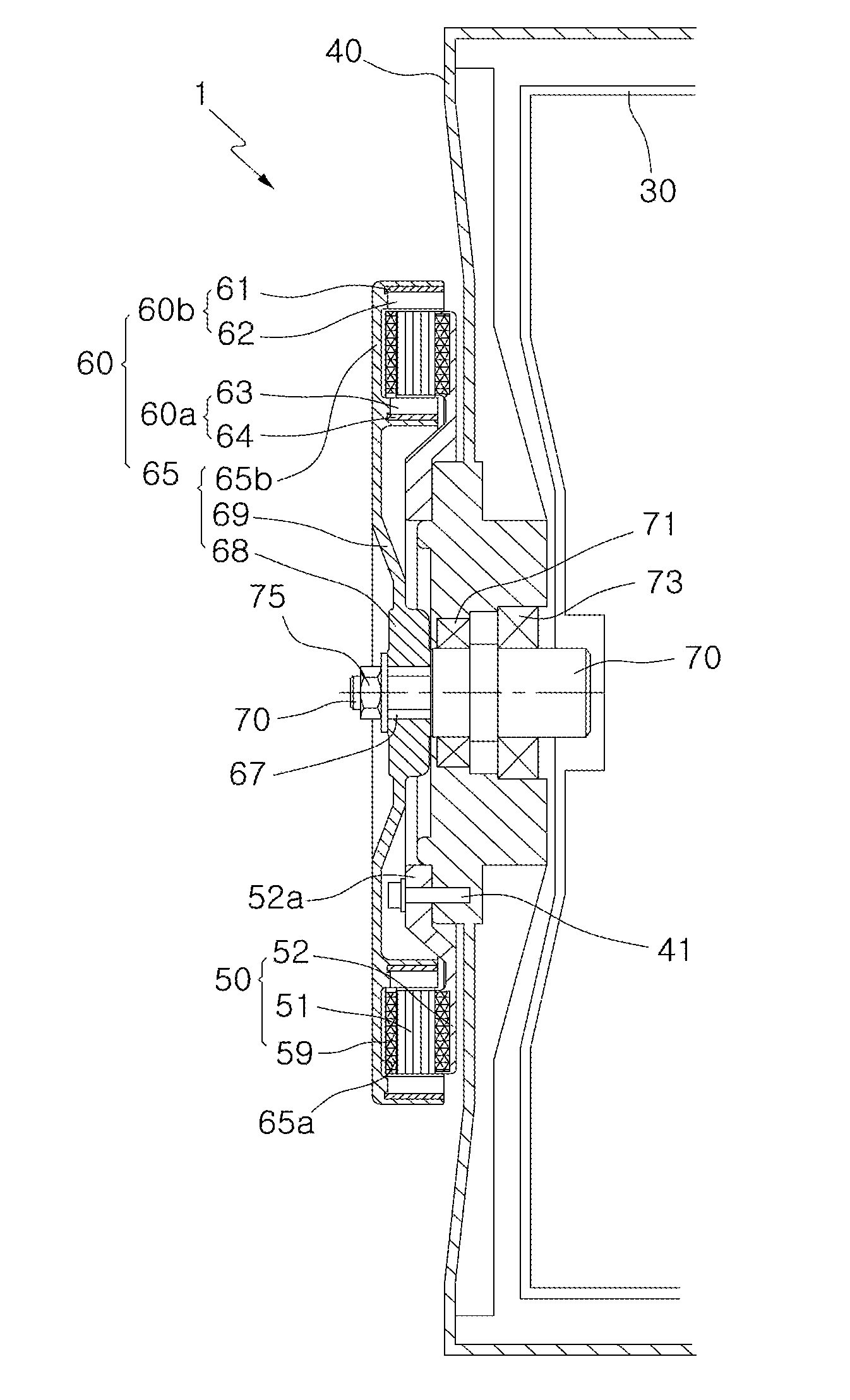 Slim type stator, slim type motor having the stator and direct drive apparatus for drum-washing machine