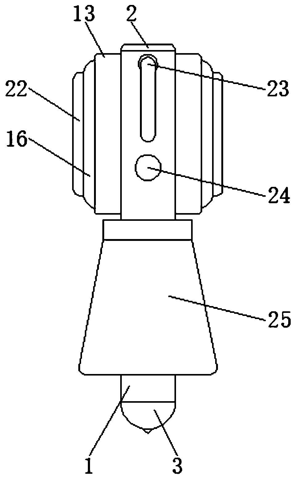 Laser pointer pen with anti-falling function