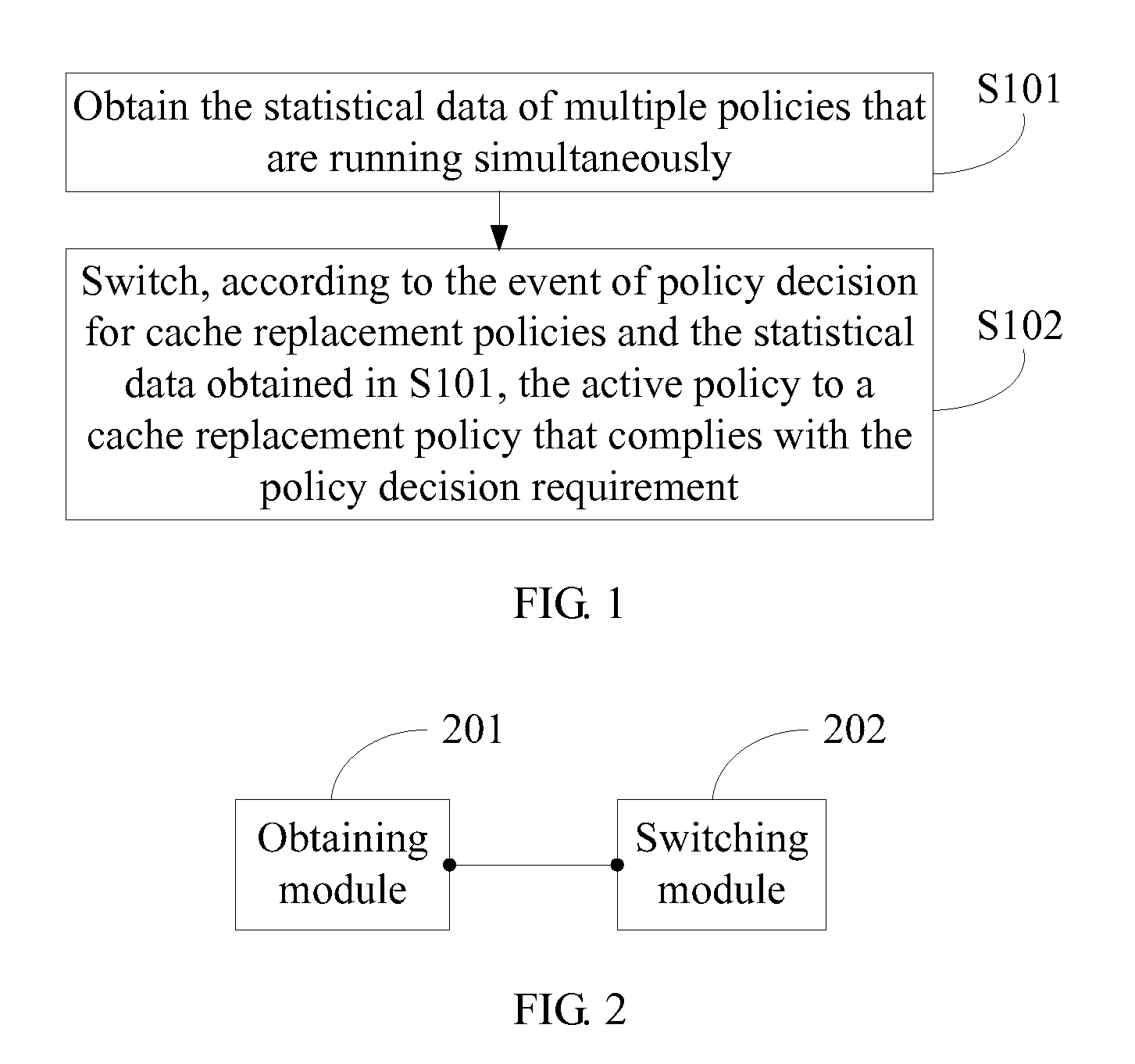 Method, apparatus, proxy server, and system for selecting cache replacement policies
