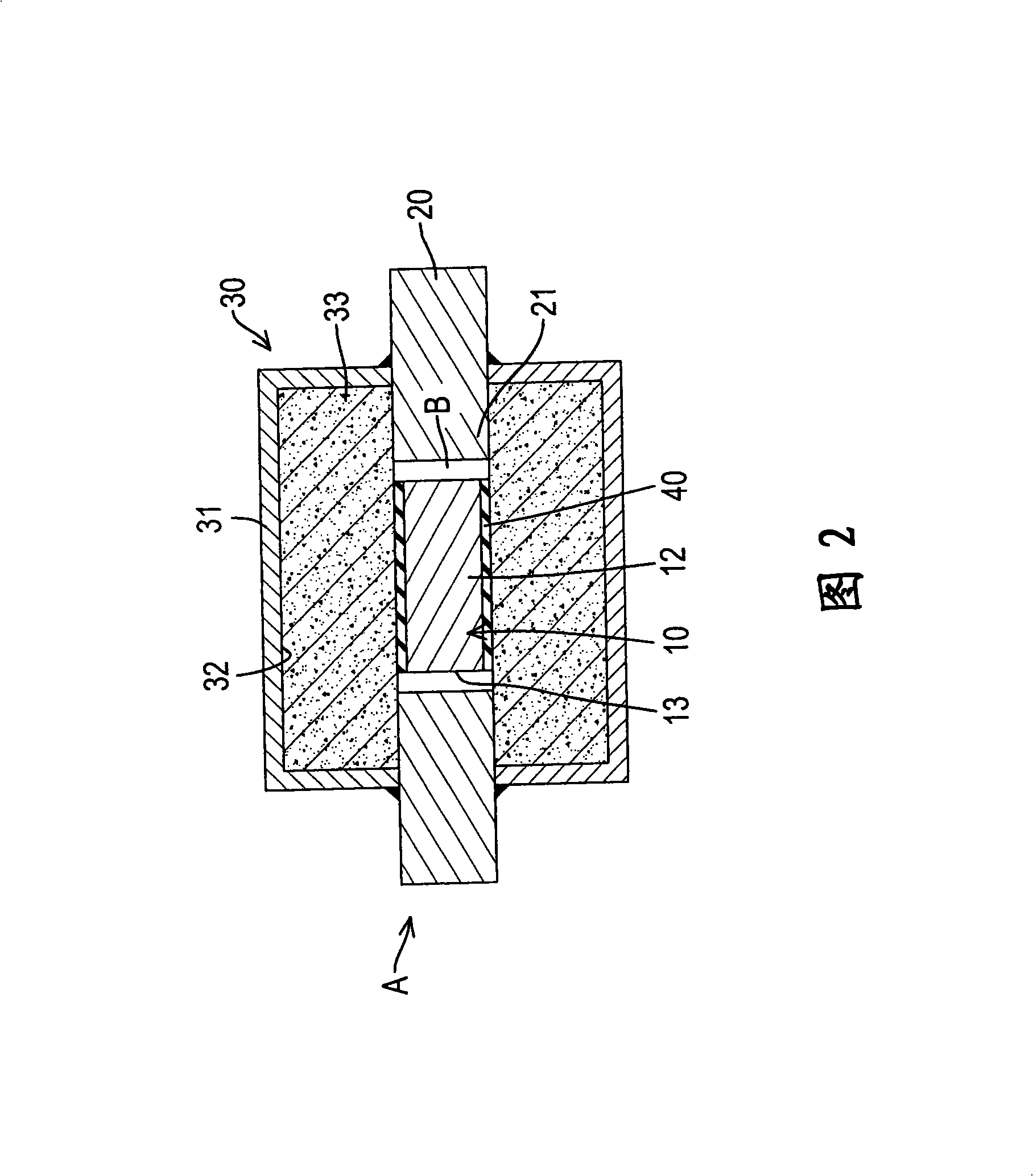 Complete separated type anti-bending bundle inclined strut