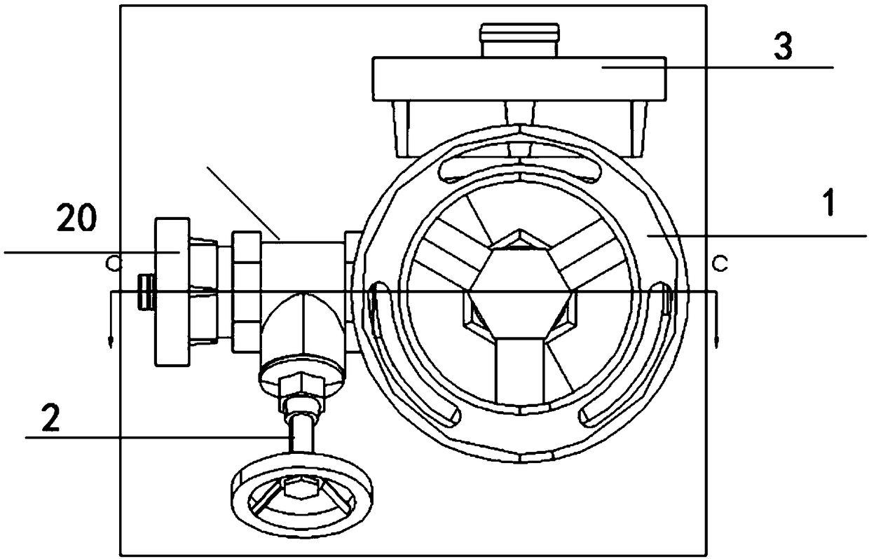 Pressure reducing and stabilizing fire hydrant with self-rescue turntable outlet