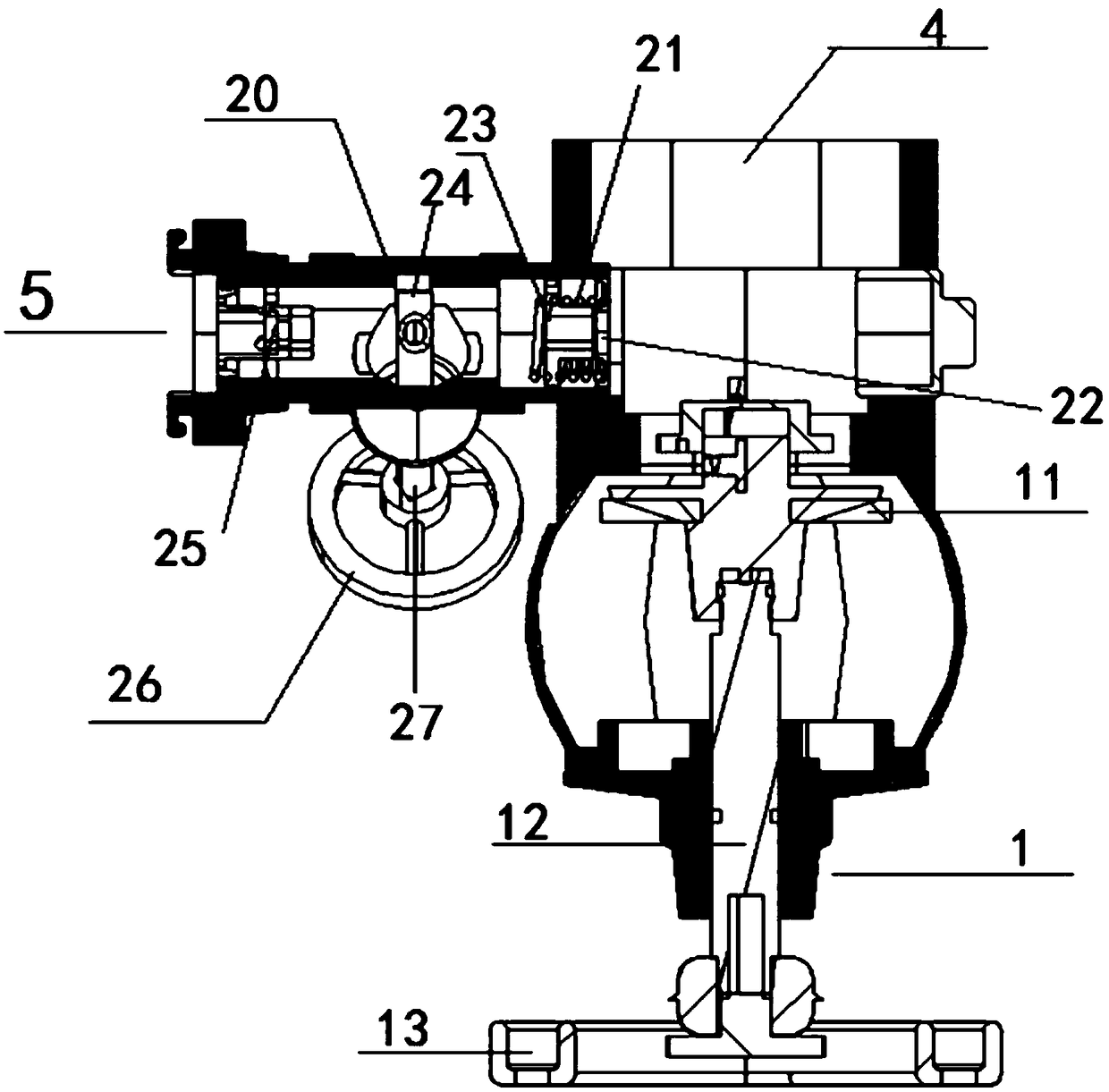 Pressure reducing and stabilizing fire hydrant with self-rescue turntable outlet