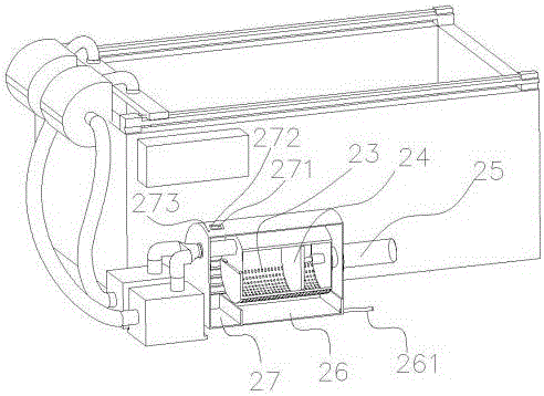 Sewage treatment device and process