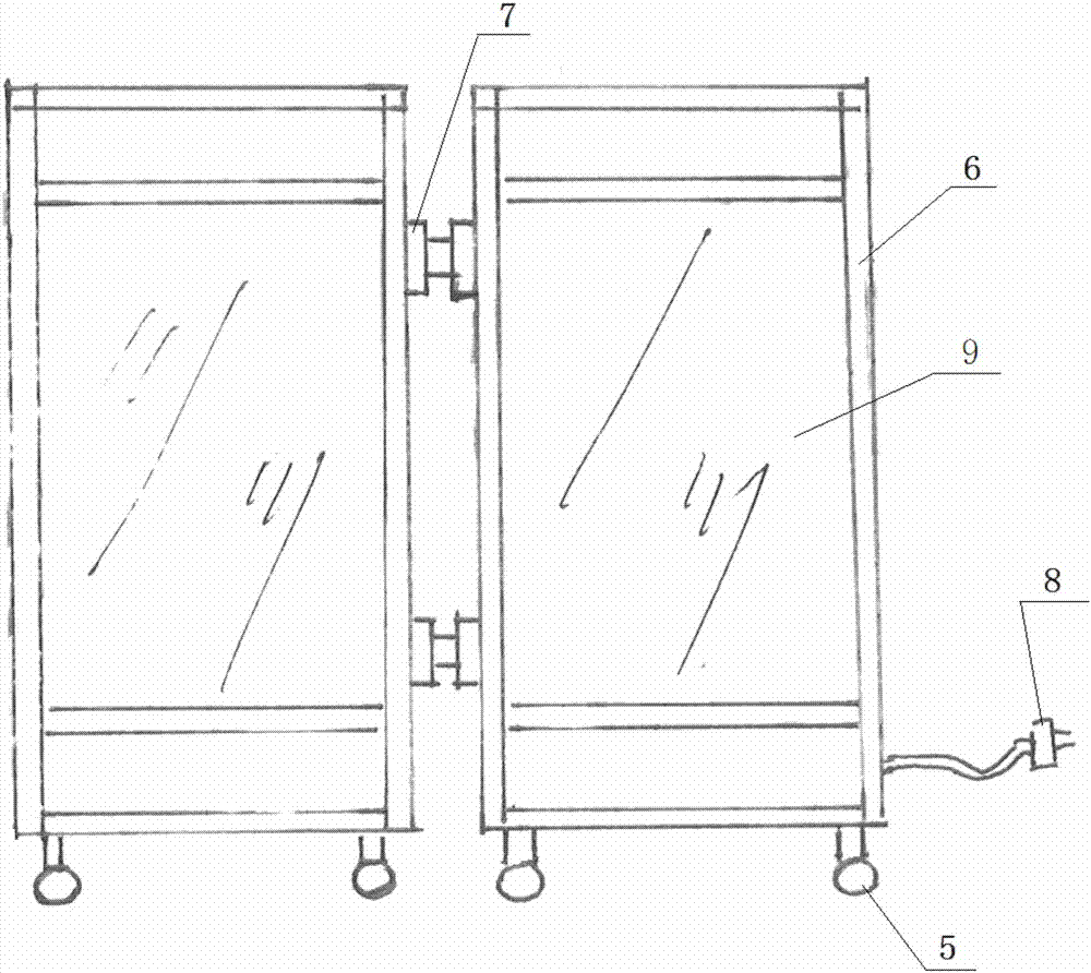 Multifunctional graphene nano far-infrared anionic electric heating screen and preparation method thereof