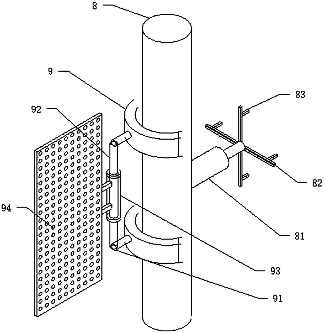 A road bed detection device