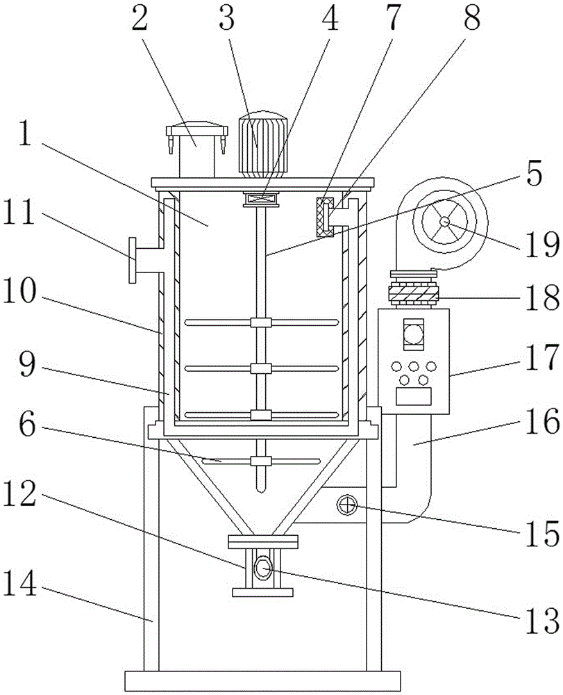 Heating machine for raw material of graphite and heating method