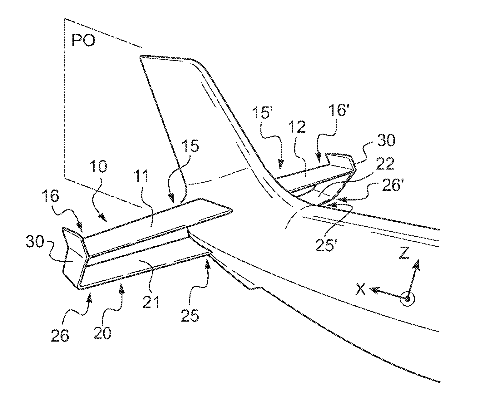 Method of minimizing the attitude hump phenomenon and a rotary wing aircraft provided with stabilizer means therefor