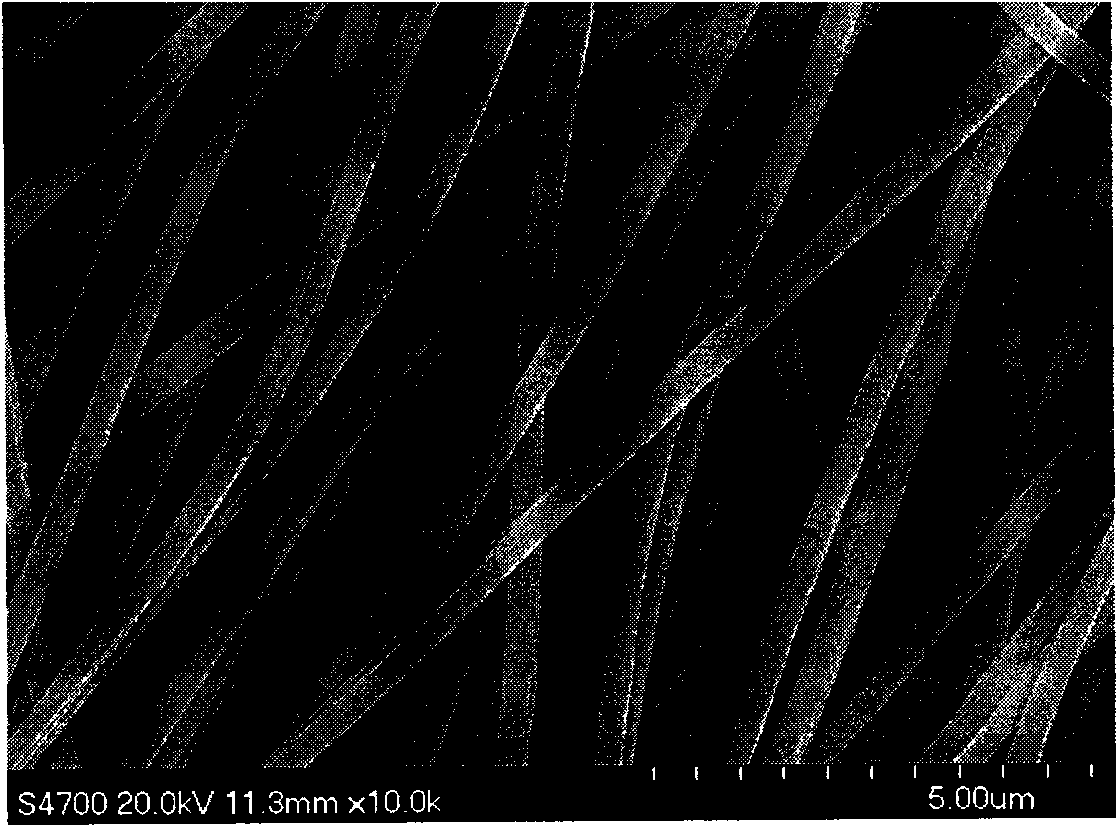 Stannum and carbon composite nano-fiber film negative-electrode material and preparation method thereof