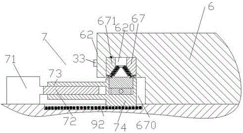 Novel floating type worktable structure