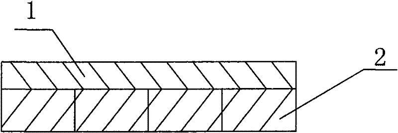 A device constituting the full action surface of a permanent magnet