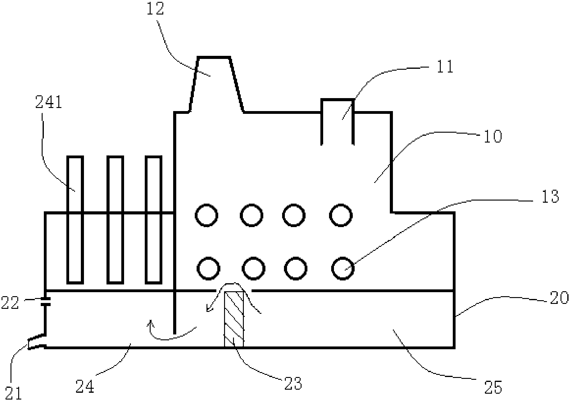 Side-blown smelting equipment