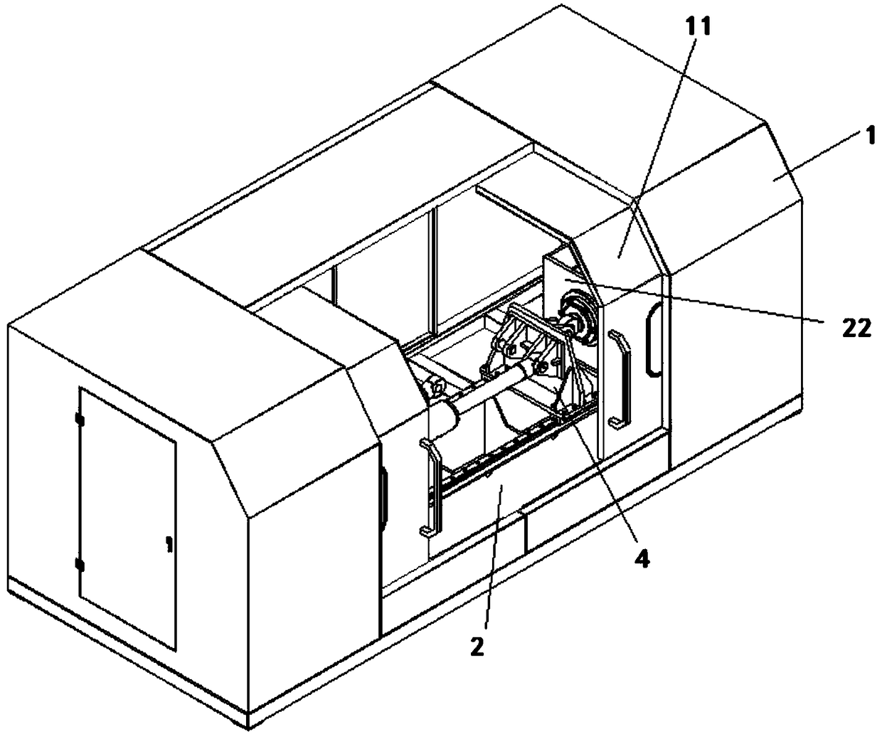 Oil cylinder sealing element test stand