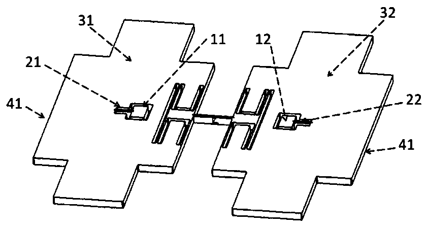 Full-measuring-range vacuum gauge and testing method thereof