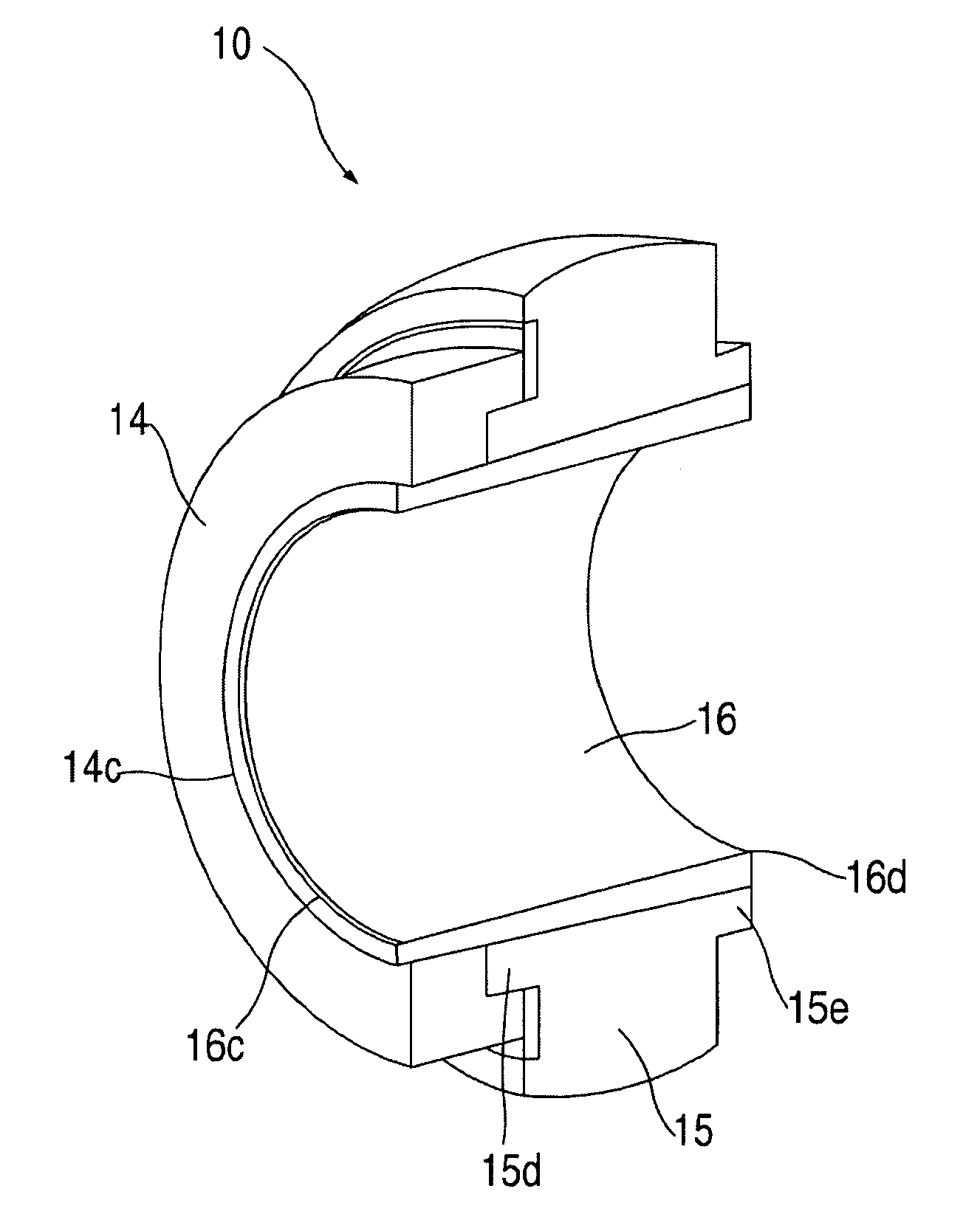 Taper bore bearing assembly