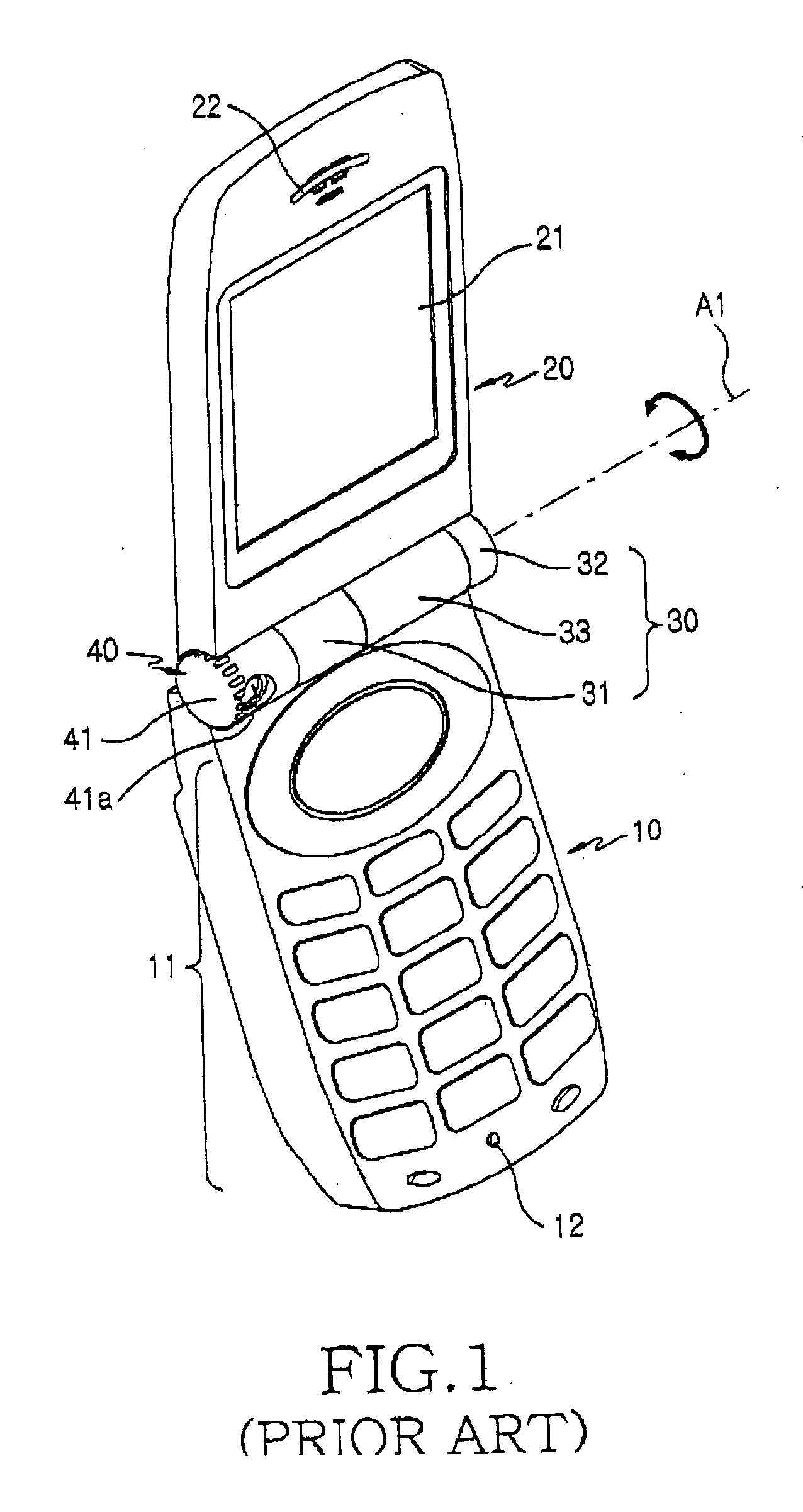 Hinge apparatus for mobile communication terminals