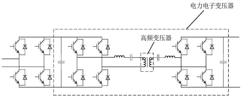 Three-phase motor train unit traction transmission power supply system