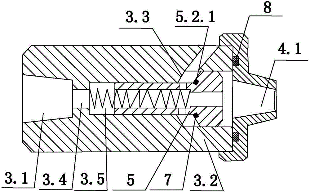 Cutting fluid spraying device for OCV valve