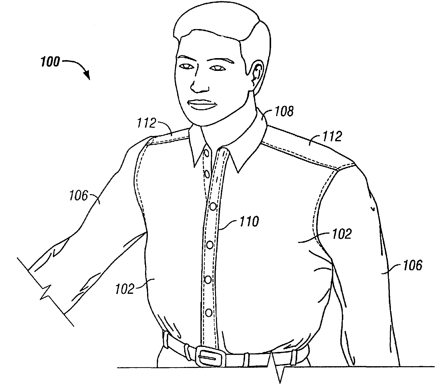 Wrinkle free garment and method of manufacture