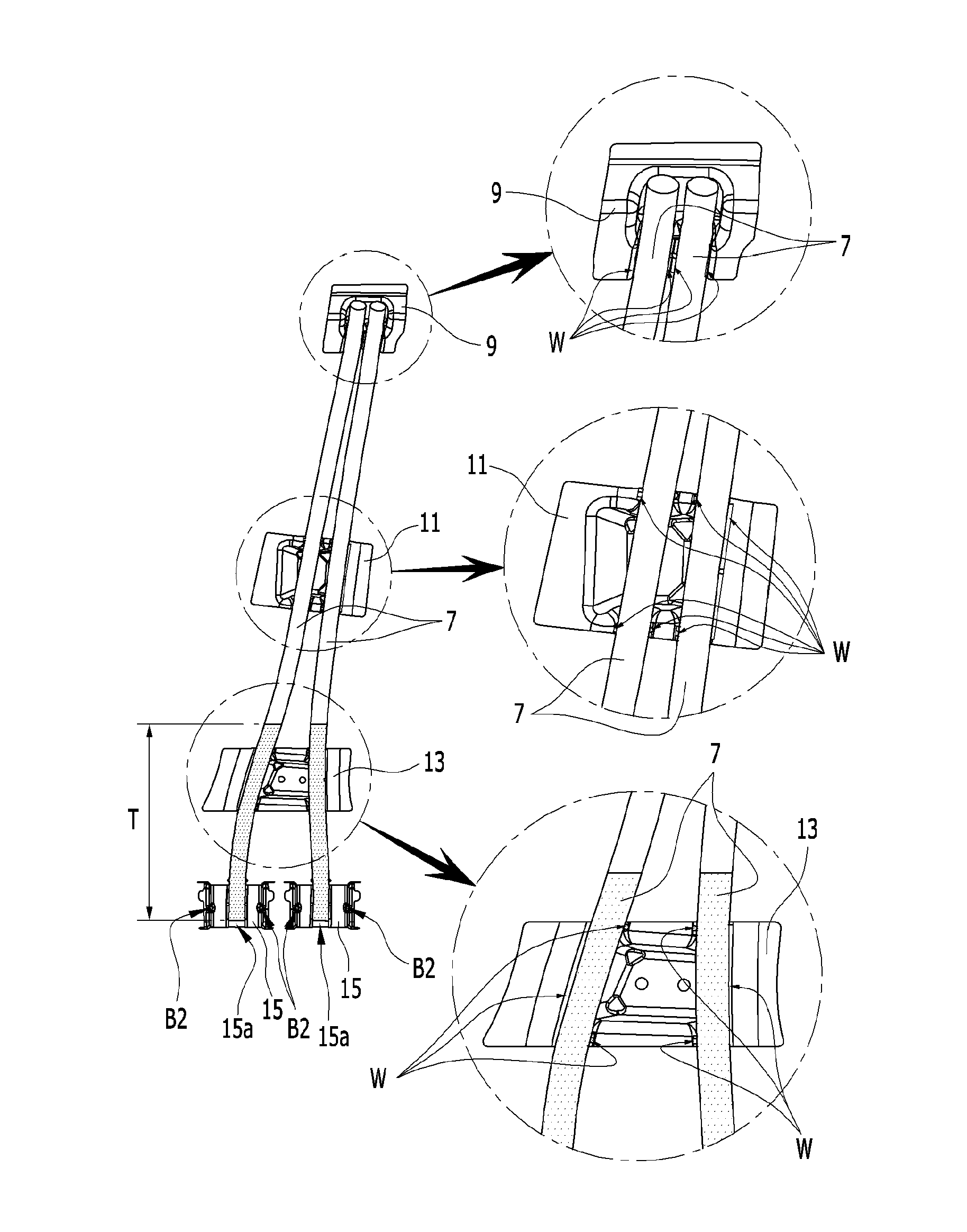 Center pillar reinforcement unit for vehicle