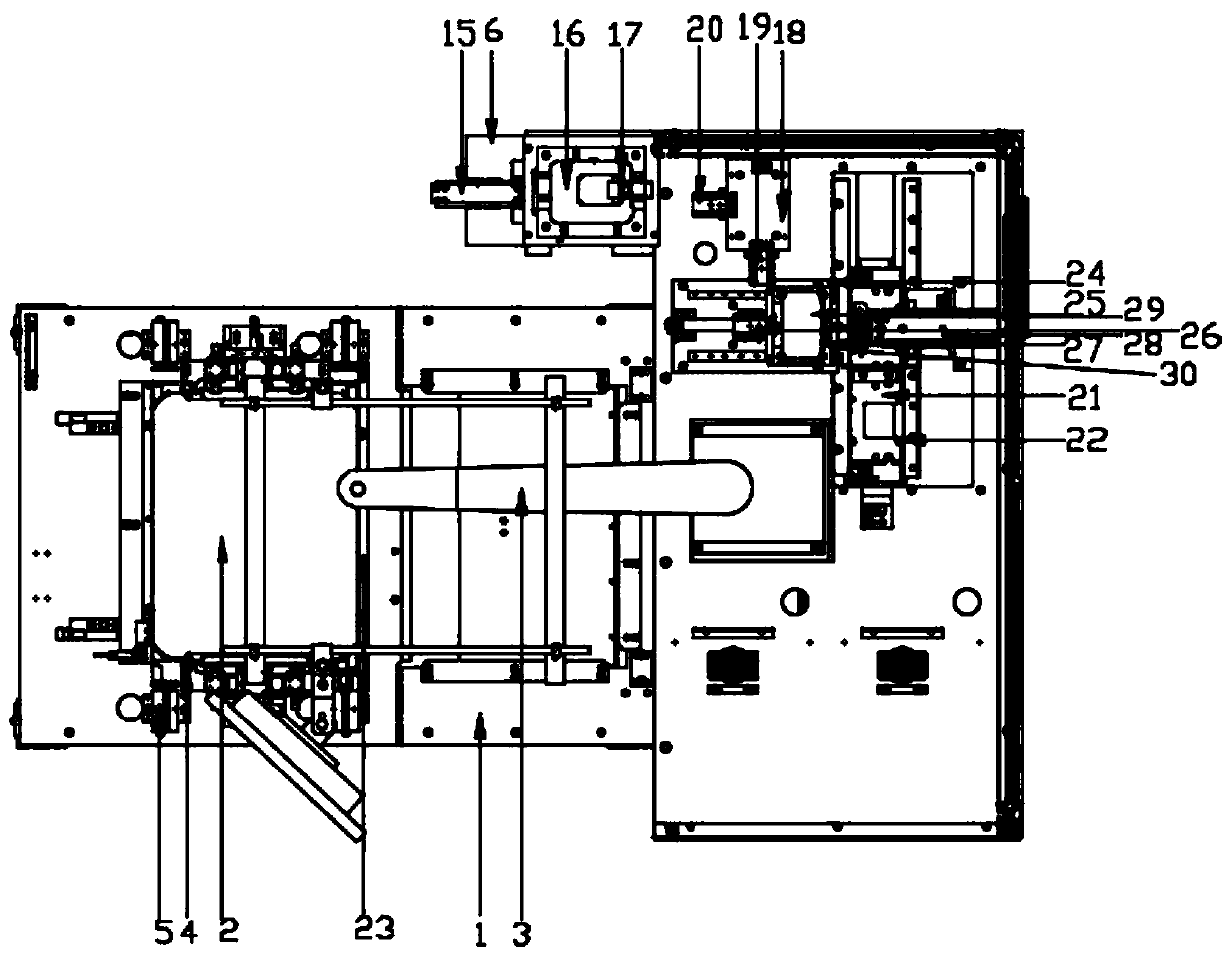 A touchpad lamination device