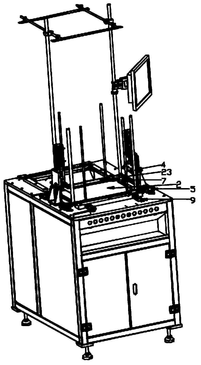 A touchpad lamination device