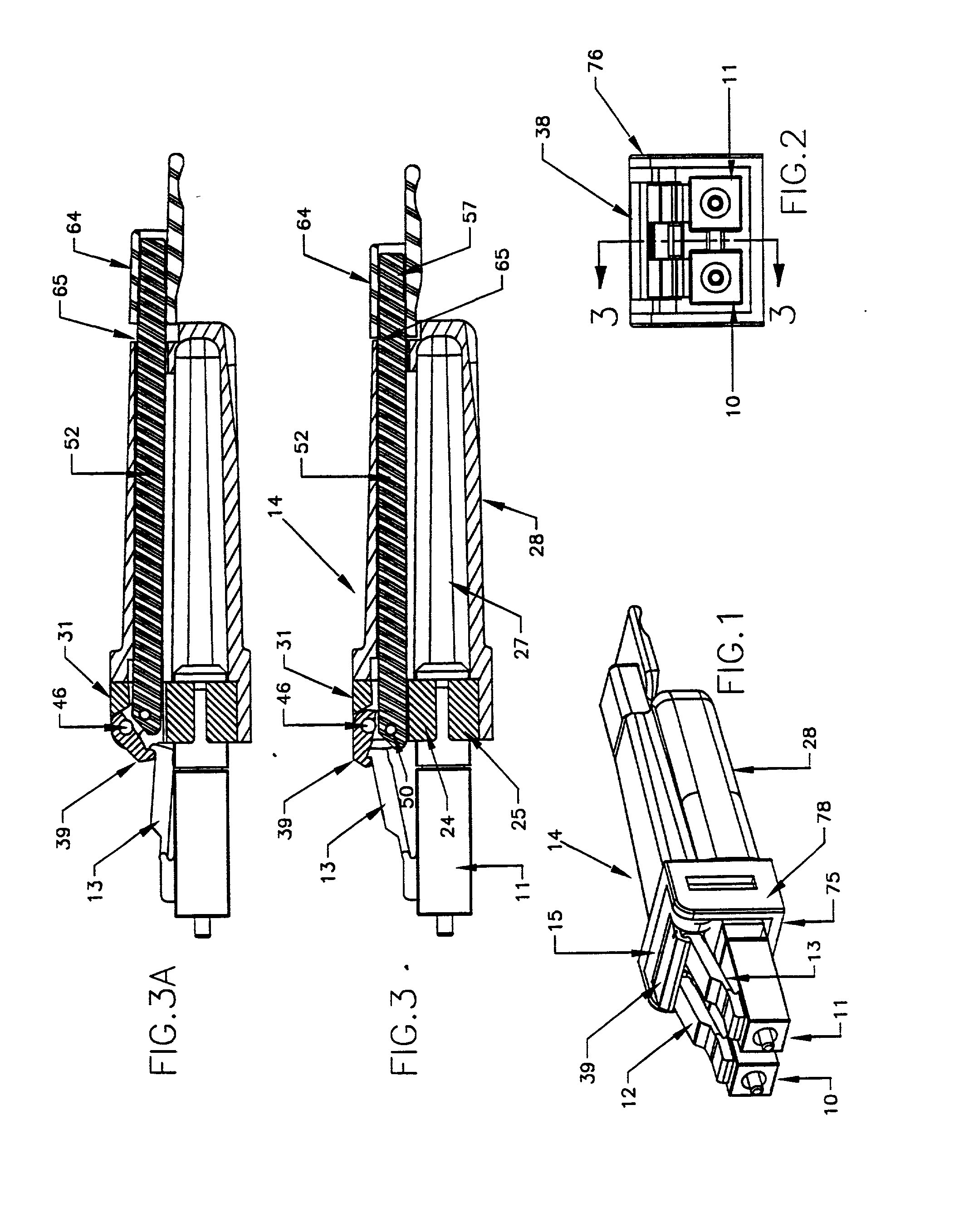 Holder for optical loopback assembly with release mechanism