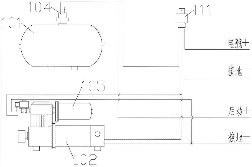 Air suspension control system and air suspension control method