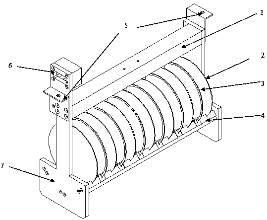 Double-sided electrophoresis frame