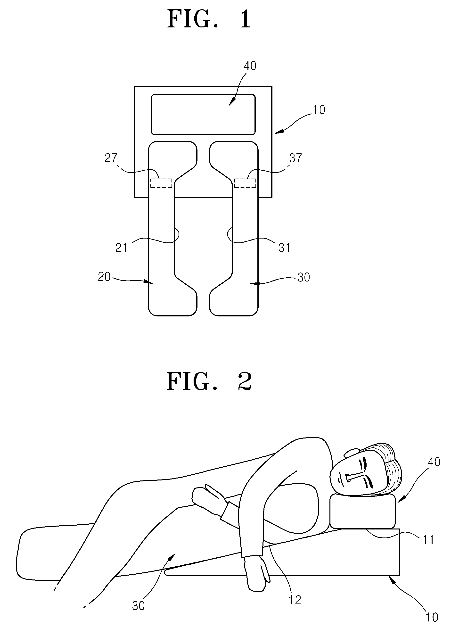 Sleeping posture supporting apparatus