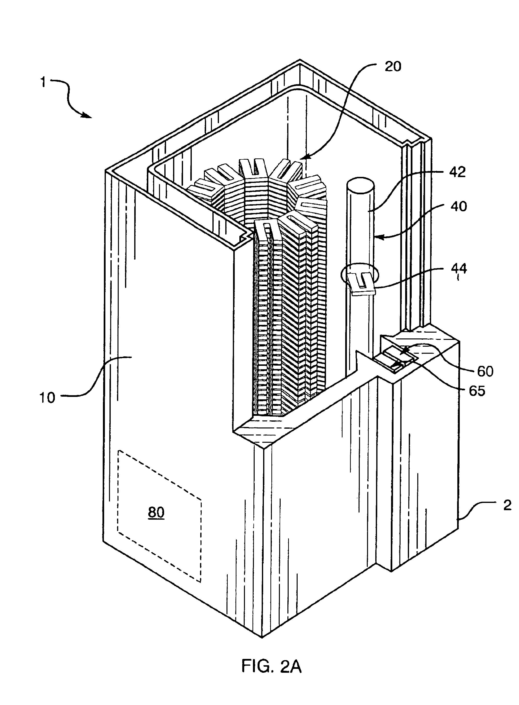 Automated storage and retrieval apparatus for freezers and related method thereof