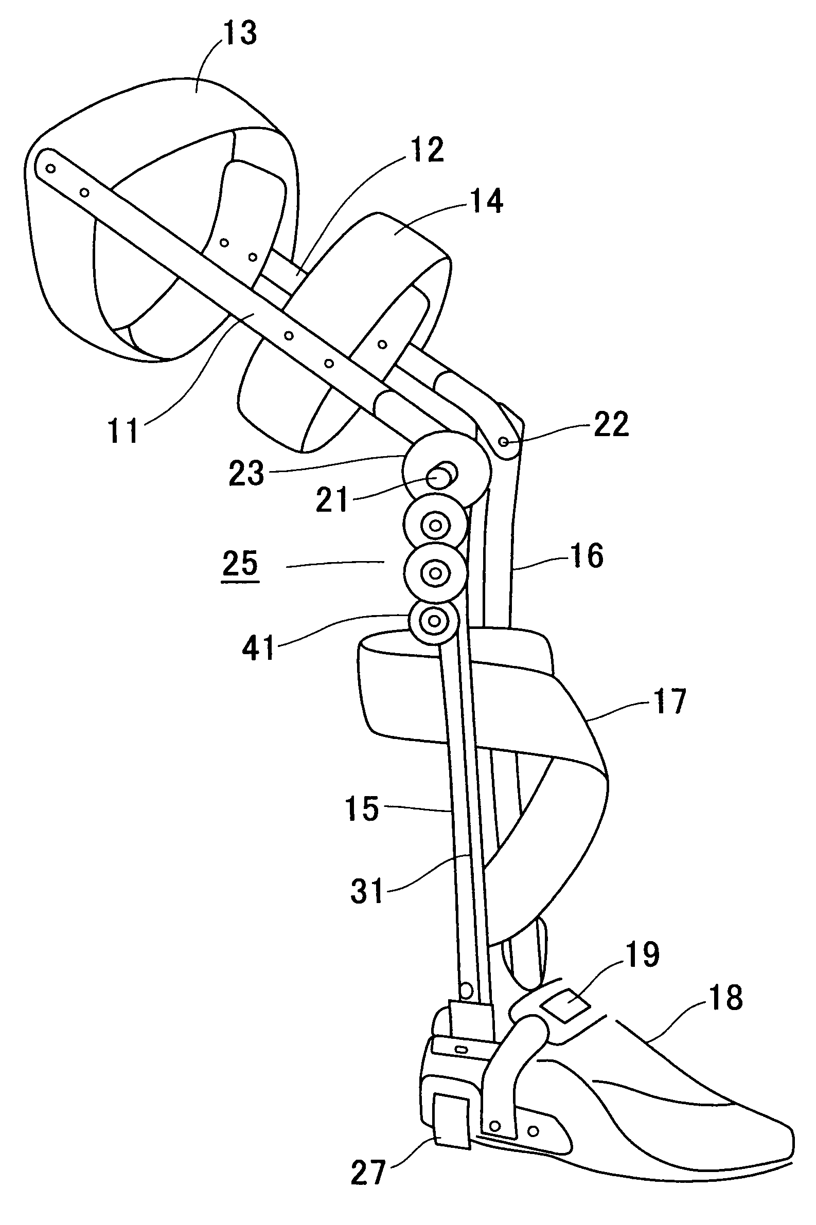 Knee-Ankle-Foot Orthosis with Load Brake