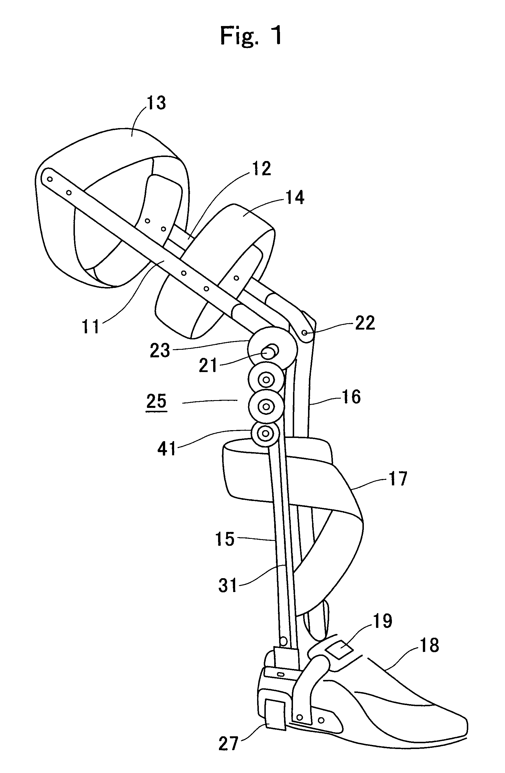 Knee-Ankle-Foot Orthosis with Load Brake